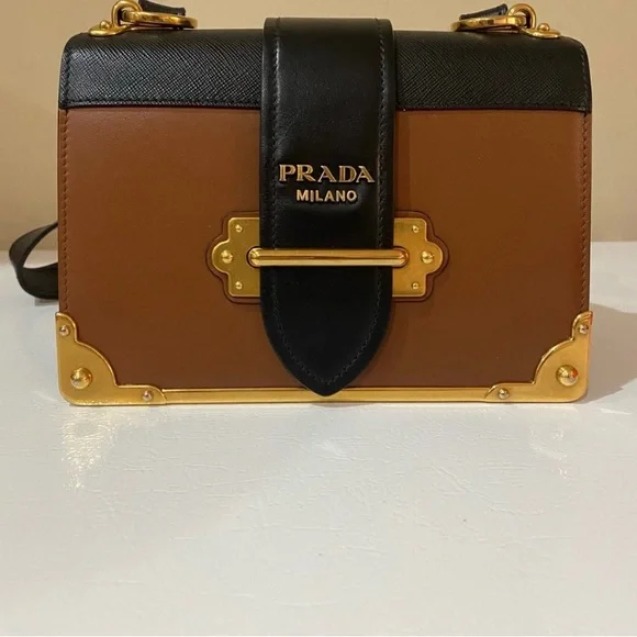 Leather Prada Cahier Bag - Picture 2 of 9